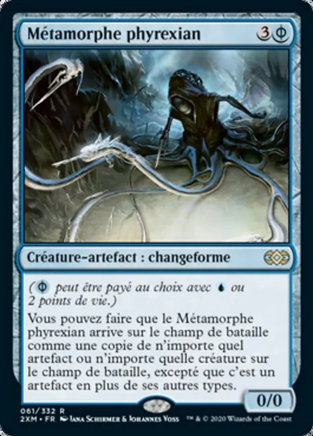 Métamorphe phyrexian, carte Magic 2XM 61 — extension Double Masters