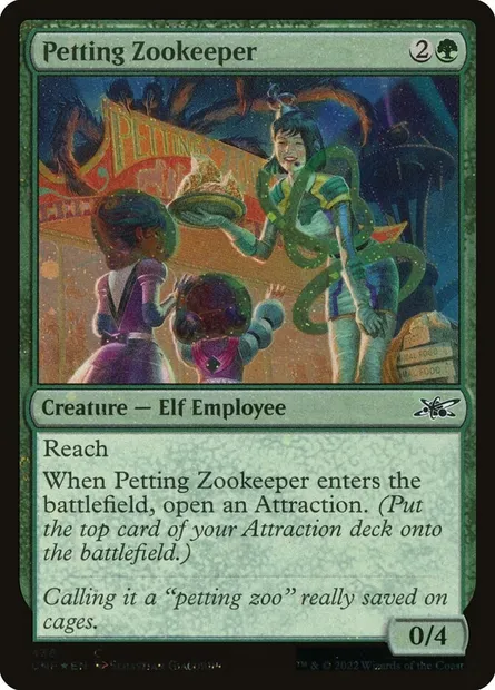 Petting Zookeeper, Magic card UNF 436 — Unfinity set