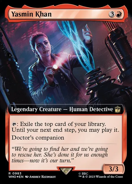 Yasmin Khan, Magic card WHO 983 — Doctor Who set