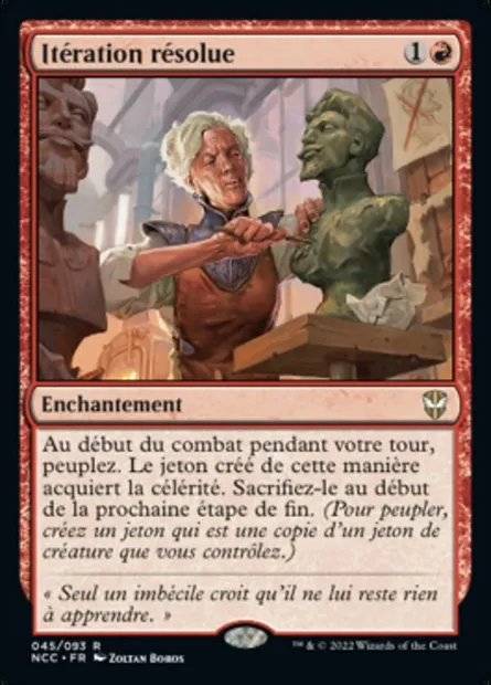 Itération résolue, carte Magic NCC 45 — extension New Capenna Commander