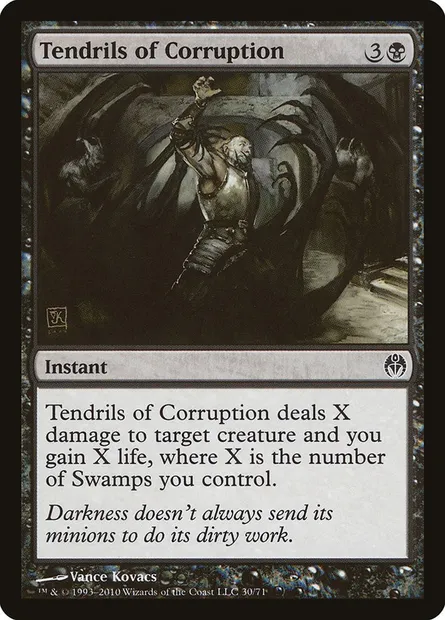 Vrilles de corruption, carte Magic DDE 30 — extension Duel Decks: Phyrexia vs. the Coalition