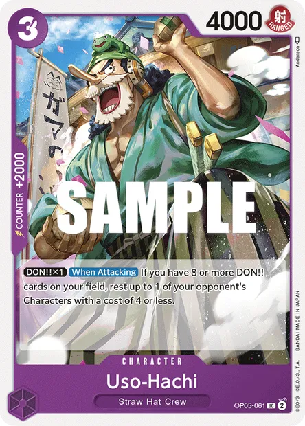Uso-Hachi, One Piece card OP05-061 — AWAKENING OF THE NEW ERA set