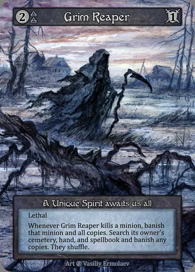 Grim Reaper, Sorcery card BET 075 — Beta set