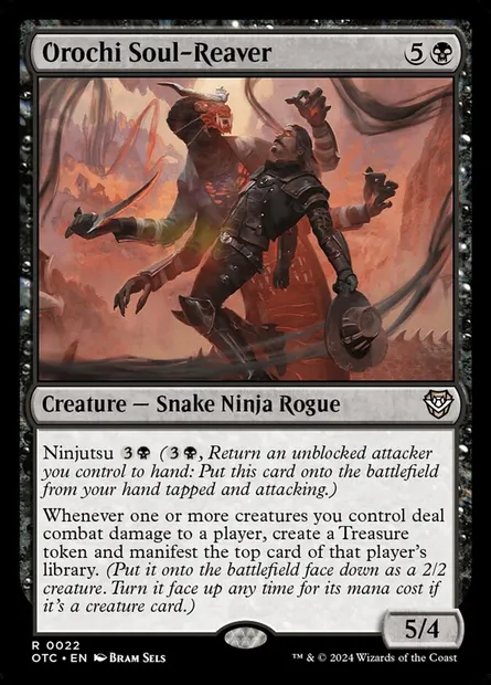 Orochi Soul-Reaver, Magic card OTC 22 — Outlaws of Thunder Junction Commander set