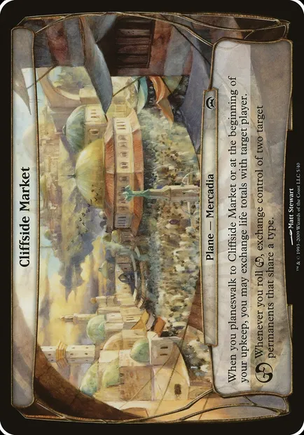 Cliffside Market, Magic card OHOP 5 — Planechase Planes set