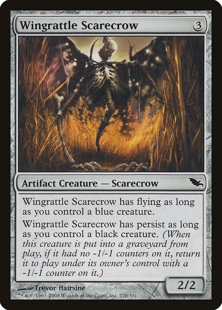 Wingrattle Scarecrow, Magic card SHM 270 — Shadowmoor set
