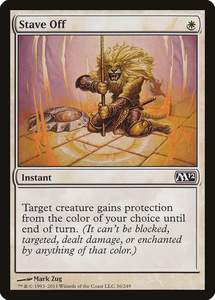 Stave Off, Magic card M12 36 — Magic 2012 set