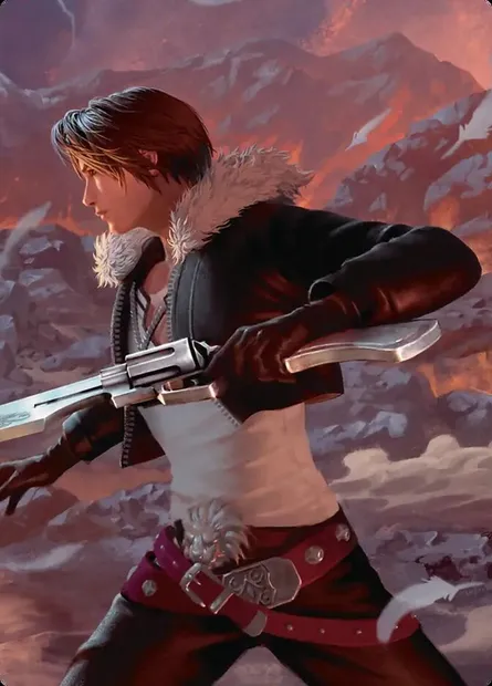 Squall, Gunblade Duelist // Squall, Gunblade Duelist, Magic card AFIC 12 — Final Fantasy Scene Box set