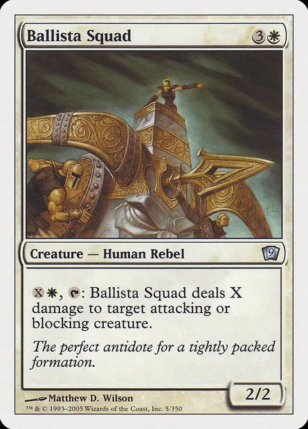 Ballista Squad, Magic card 9ED 5 — Ninth Edition set