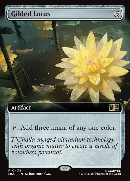 Gilded Lotus, Magic card MSC 434 — Marvel Super Heroes Commander set
