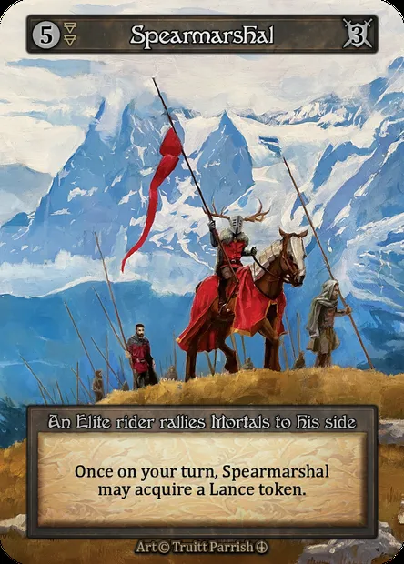Spearmarshal, carte Sorcery ATH 092 — extension Arthurian Legends