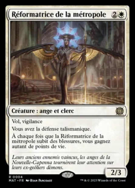 Réformatrice de la métropole, carte Magic MAT 4 — extension L'invasion des machines : le jour d'après