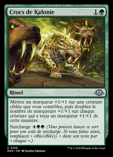 Crocs de Kalonie, carte Magic MH3 153 — extension Modern Horizons 3