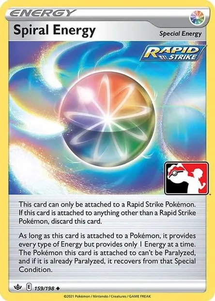 Énergie Spirale, carte Pokémon PPS 159 — extension Play! Pokémon Prize Pack Series