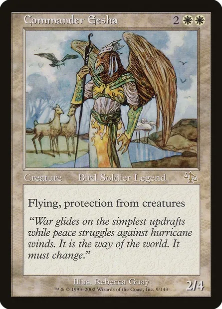 Commander Eesha, Magic card JUD 9 — Judgment set