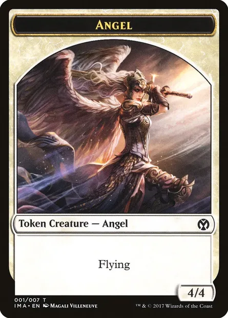 Angel, carte Magic TIMA 1 — extension Iconic Masters Tokens