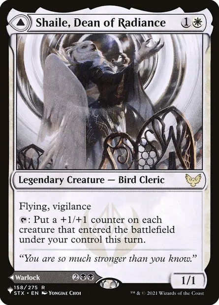 Shaile, Dean of Radiance // Embrose, Dean of Shadow, Magic card PLST STX-158 — The List set