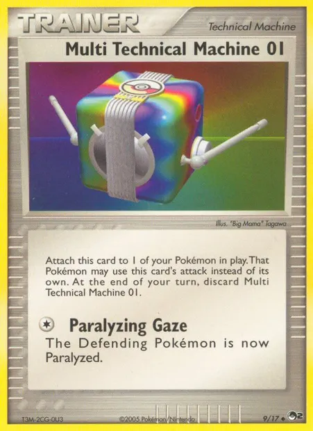 Multi Technical Machine 01, Pokémon card P2 9 — POP Series 2 set