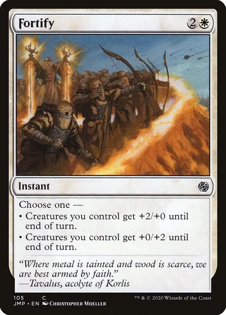 Fortifier, carte Magic JMP 105 — extension Jumpstart