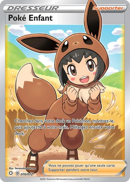 Poké Enfant, carte Pokémon SHF 70 — extension Destinées Radieuses