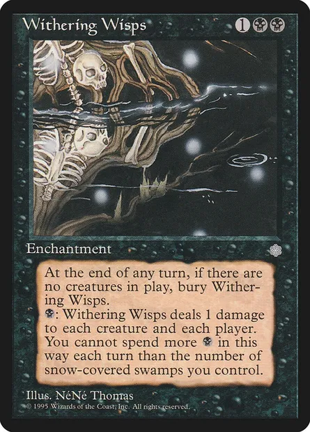 Withering Wisps, Magic card ICE 168 — Ice Age set