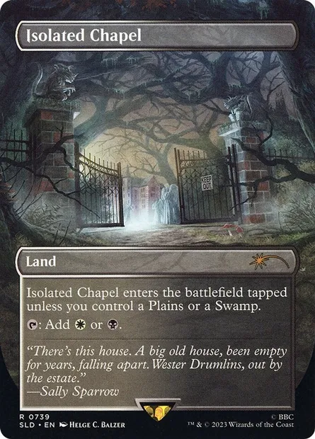 Isolated Chapel, Magic card SLD 739 — Secret Lair Drop set