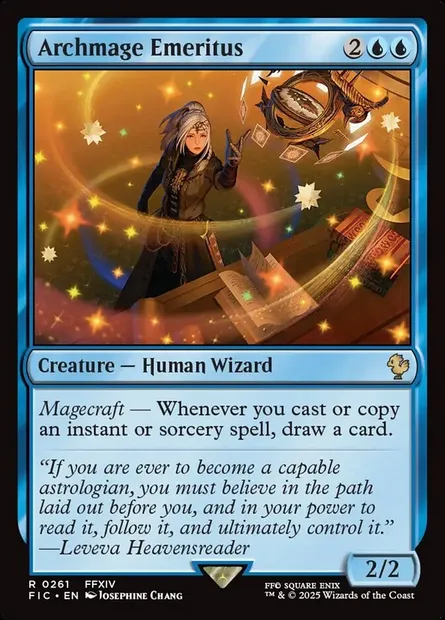 Archmage Emeritus, Magic card FIC 261 — Final Fantasy Commander set