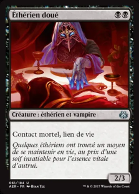 Éthérien doué, carte Magic AER 61 — extension La révolte éthérique
