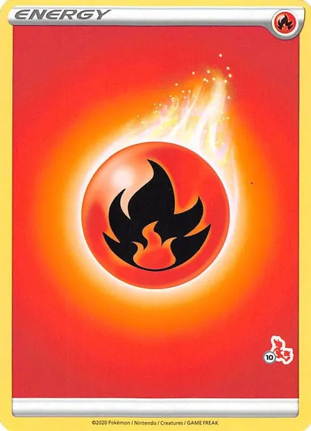 Fire Energy, Pokémon card BA22 ct302831 — Battle Academy 2022 set