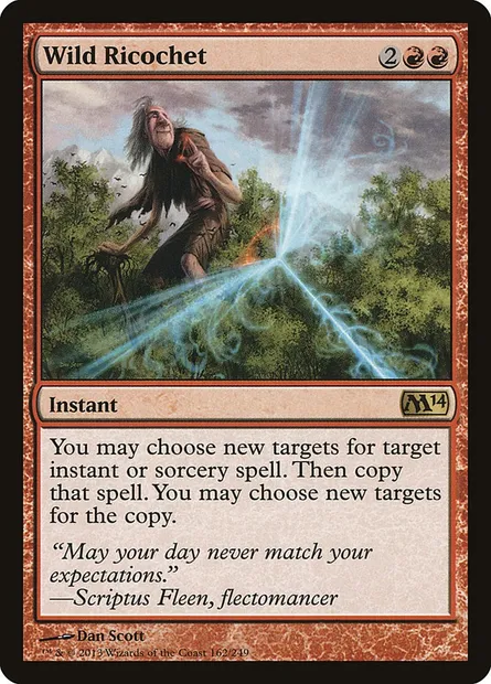 Wild Ricochet, Magic card M14 162 — Magic 2014 set