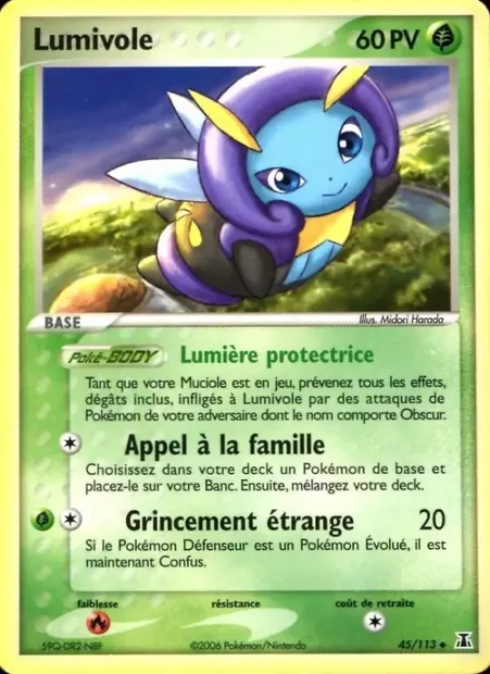 Lumivole, carte Pokémon DS 45 — extension EX Espèces Delta