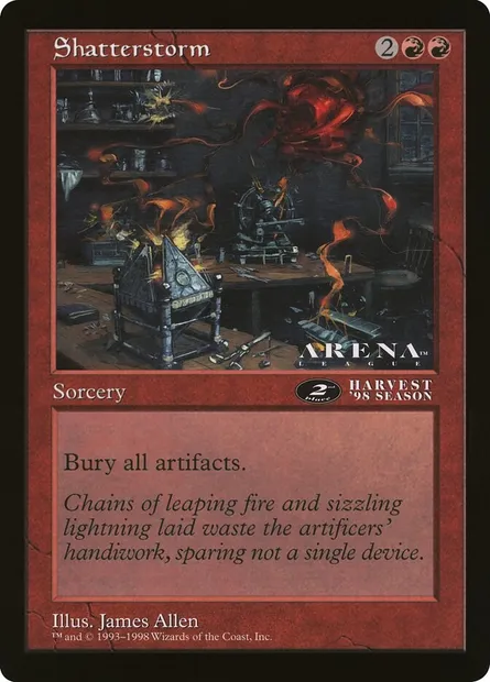 Shatterstorm, Magic card OLEP 53 — Oversized League Prizes set