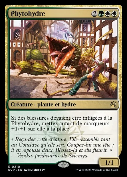 Phytohydre, carte Magic RVR 210 — extension Ravnica Remastered