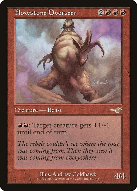Flowstone Overseer, Magic card NEM 82 — Nemesis set