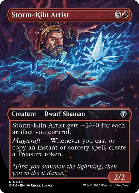Storm-Kiln Artist, Magic card CMM 644 — Commander Masters set
