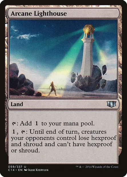 Arcane Lighthouse, Magic card C14 59 — Commander 2014 set