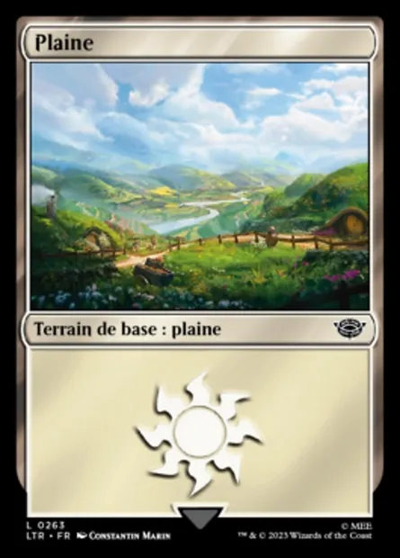 Plaine, carte Magic LTR 263 — extension Le Seigneur des Anneaux : chroniques de la Terre du Milieu