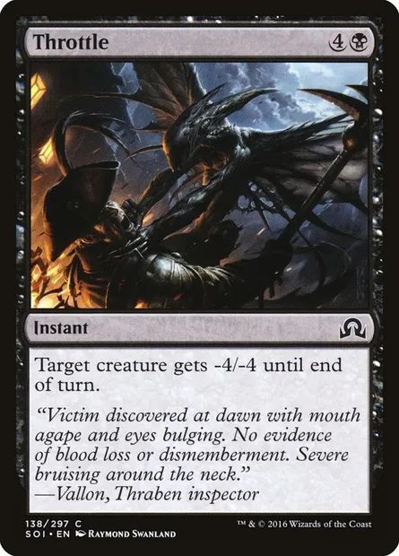 Throttle, Magic card SOI 138 — Shadows over Innistrad set