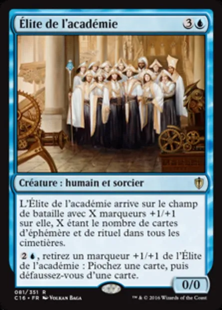 Élite de l'académie, carte Magic C16 81 — extension Commander 2016
