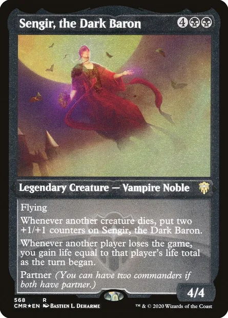 Sengir, the Dark Baron, Magic card CMR 568 — Commander Legends set