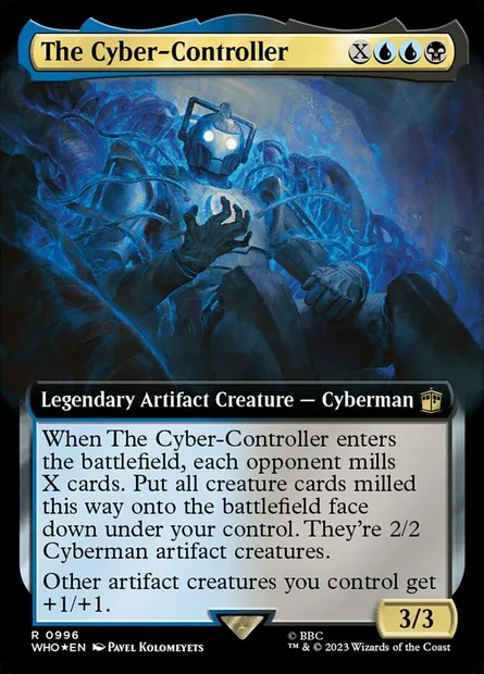 The Cyber-Controller, Magic card WHO 996 — Doctor Who set