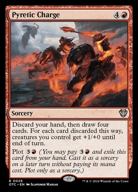 Pyretic Charge, Magic card OTC 29 — Outlaws of Thunder Junction Commander set