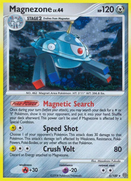 Magnézone, carte Pokémon SF 5 — extension Tempête