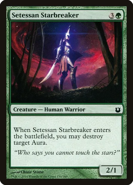 Setessan Starbreaker, Magic card BNG 139 — Born of the Gods set
