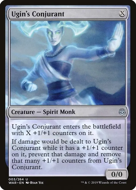 Ugin's Conjurant, Magic card WAR 3 — War of the Spark set