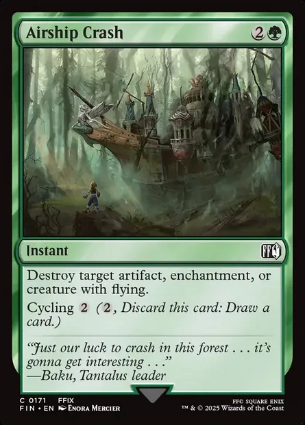 Airship Crash, Magic card FIN 171 — Final Fantasy set