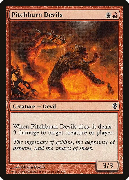 Pitchburn Devils, Magic card CNS 149 — Conspiracy set