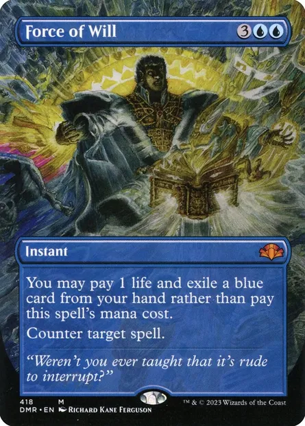 Force of Will, Magic card DMR 418 — Dominaria Remastered set