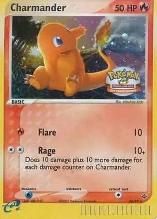 Charmander, Pokémon card LGP 098 — League Promos set