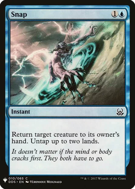Claquement, carte Magic PLST DDS-10 — extension The List